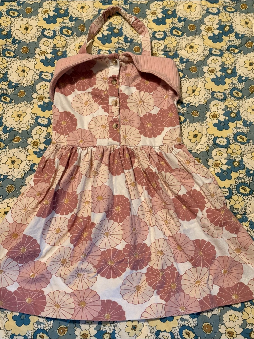 kate quinn girls size 5 year rose daisy halter dress